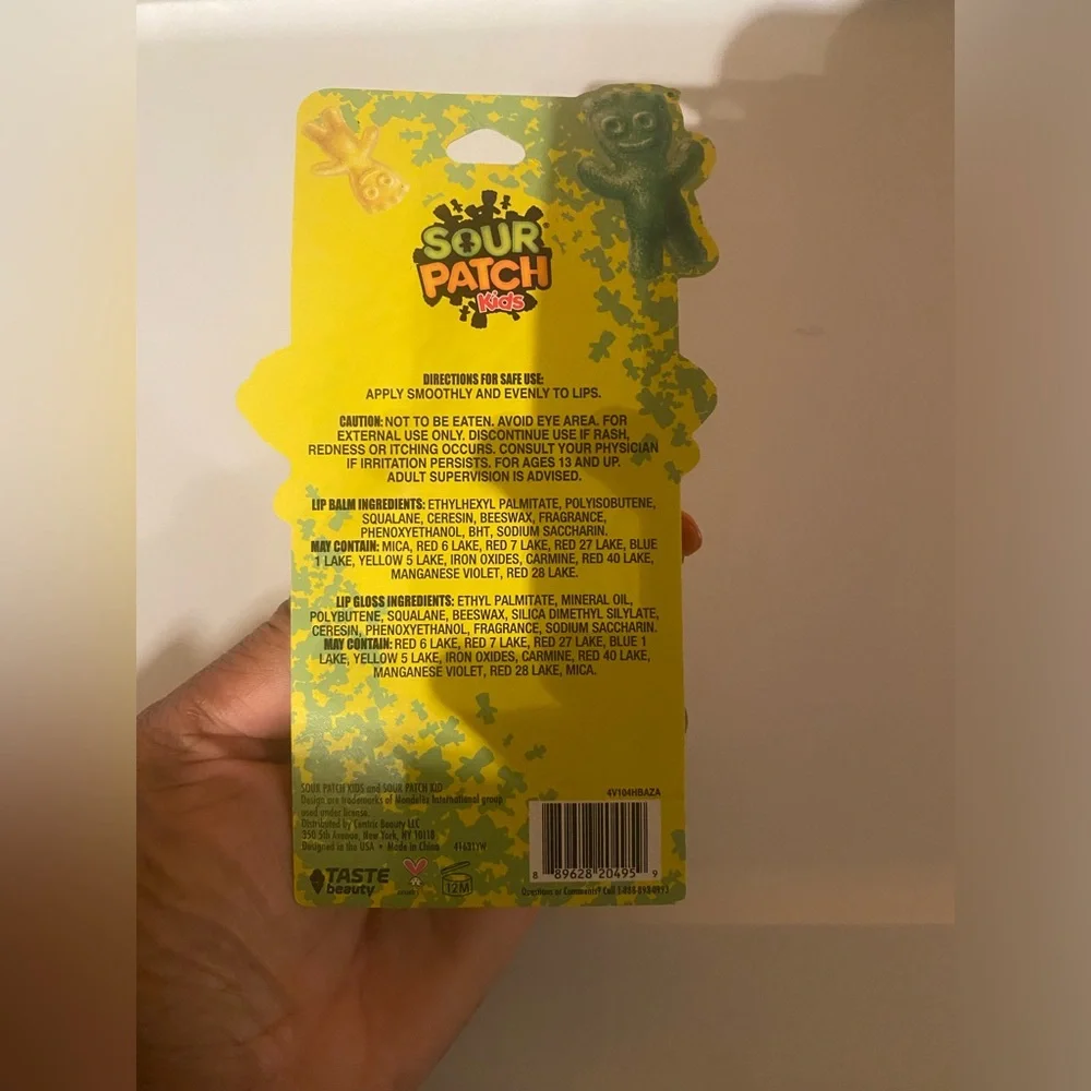 Assorted Lip Balm & Lip Gloss Featuring Sour Patch Kids